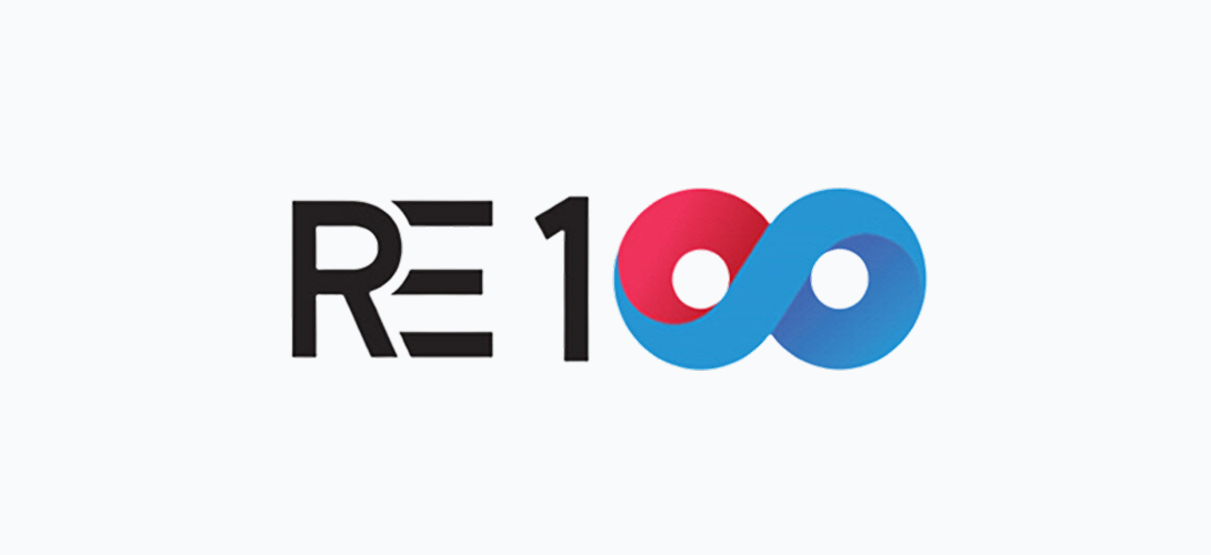 K-RE100 로고